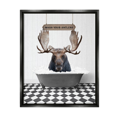 " Wash Your Antlers Moose "