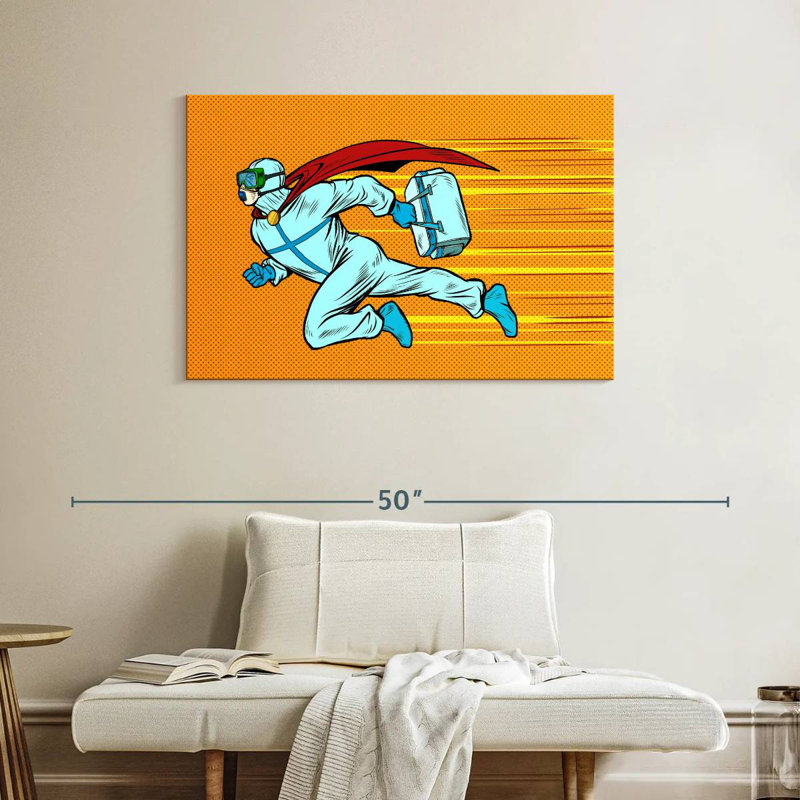 Alcaraz Superhero Doctor, H 26 po x l 39 po