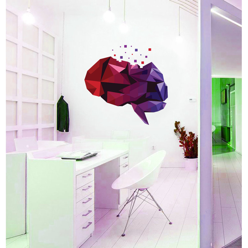 Abstract Wall Decal, 22" H x 22" W