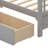 Vidoje Kids Bed with Storage Shelf-1043395503-1043395502