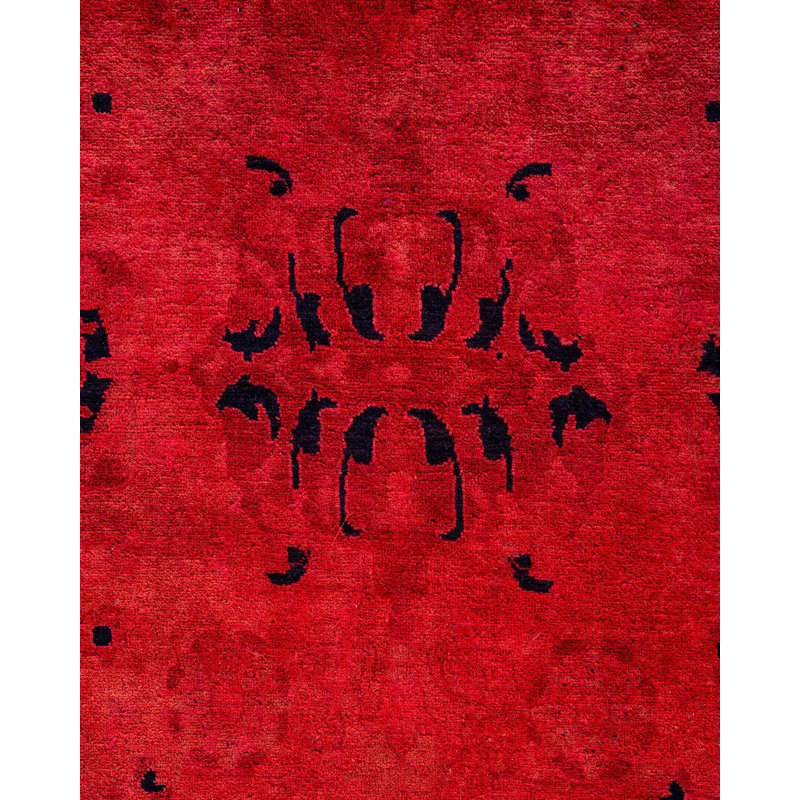 Overyed One-of-a-Kind Rectangle 9'1" X 11'10" Hand Knotted Area Rug