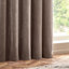 Heavy Chenille Room Darkening Eyelet Curtains-91668112-91668114