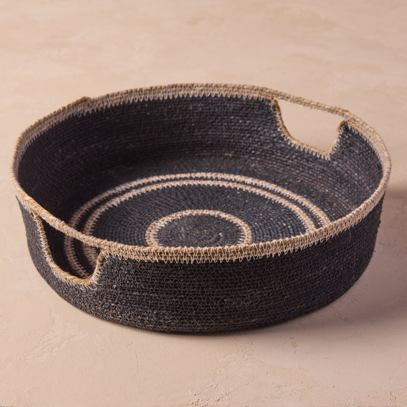 Plateau tissé Hydra, bleu marine, Navy