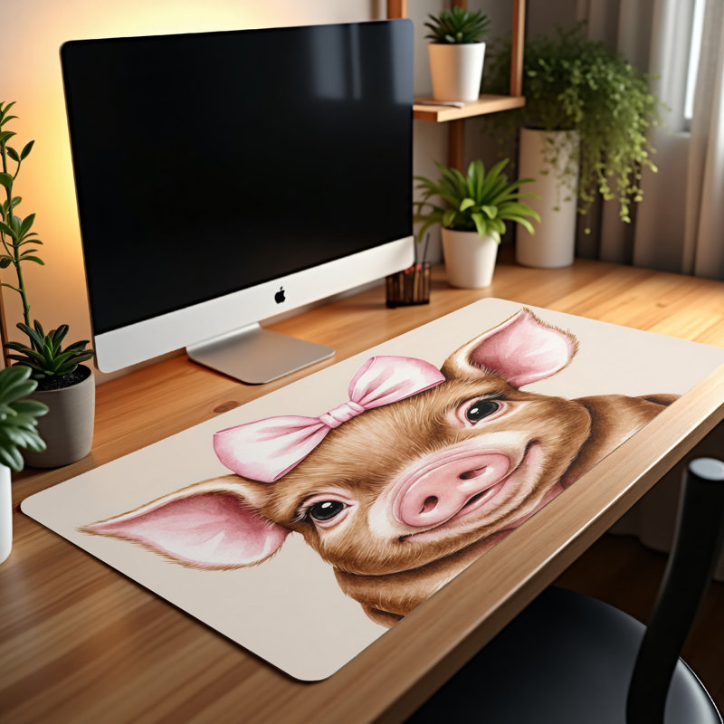 Polyester Desk Pad, 31.5x15.5