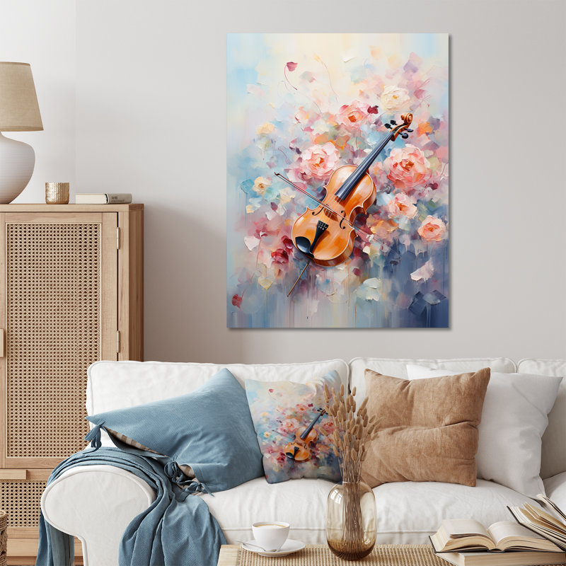 Violon Harmonious Notes - musique, art mural en métal, H 32 po x l 24 po x P 1 po