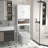 Over The Toilet Bathroom Storage Cabinet With 2 Doors & Open Shelf