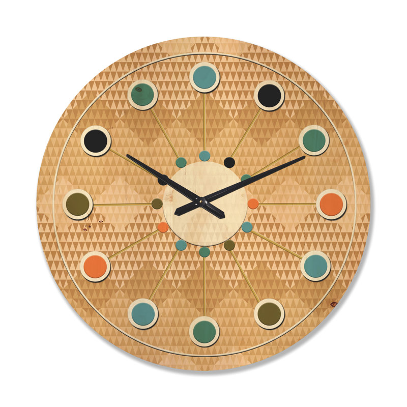 Solid Wood Wall Clock, Large
