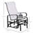 Beige Outdoor Glider Chair Of - Lightweight Yet , Comfortable Padding, Quiet Rocker For Patio, And Versatile, Stable Rocking Mechanism, Mesh Fabric