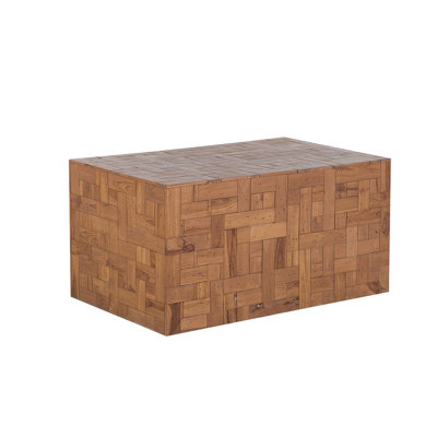 Crockett Solid Wood Block Coffee Table