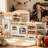 All-in-one Wooden Play Kitchen Playset With Coffee Machine, Oven, Ice Maker And Bbq Grill, Complete Pretend Cooking Toy Set With Rich Accessories, Ideal Playroom Furniture Gift For Boys And Girls 3 Years Old And Up