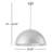 Lodi 1-Light Dome Single Pendant-1519076985-1519076984