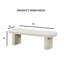 Finition naturelle en queue d'aronde anglaise avec base de socle 1pc Modern Farmhouse Design