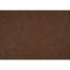 Sofa rustique deux places en similicuir au chocolat, avec accoudoirs droits et passepoil décoratif.