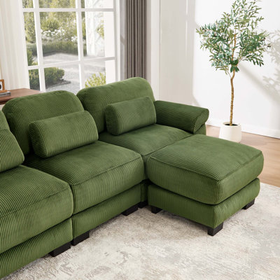 Canapé d'angle modulaire en forme de U Cloud Couch avec coussins lombaires
