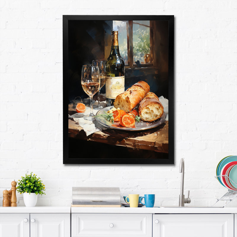Hecket Food Beer A Festive I, Cadre photo noir, H 32 po x l 24 po x P 1 po