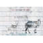 Farmhouse «Snow Ram», reproduction d'art sur bois blanc-902892291