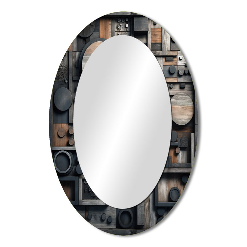 Miroir mural cubique, 36 po x 24 po