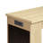 55" Modern Power Outlet Office Desk With Cabinet & 2 Drawers-1061407462