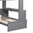 Hentrich  Loft Bed with a Twin Size Stand-alone Bed, Shelves, Desk, and Wardrobe-647444517