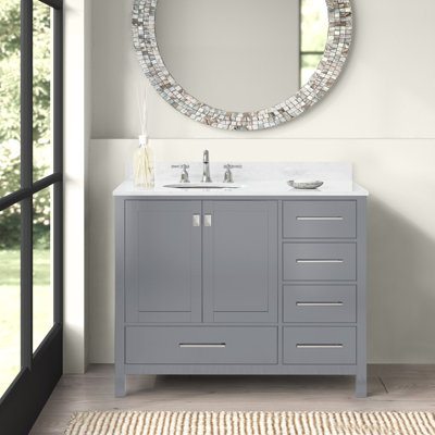 Irene 42'' Single Bathroom Vanity with Top