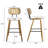 Upholstered Rattan Counter & Bar Stool-94718926-94718927-128767534