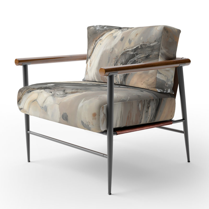 Fauteuil d'appoint rembourré Mystery Awakening, Noir, noir, noir, noir