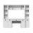 Abigael 88.5'' W Wall Unit Desk With Hutch Bookcase, Drawers, Cabinets, And Open Storage Shelves