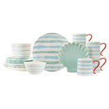 Marie 16 Piece Stoneware Dinnerware Set - Service for 4