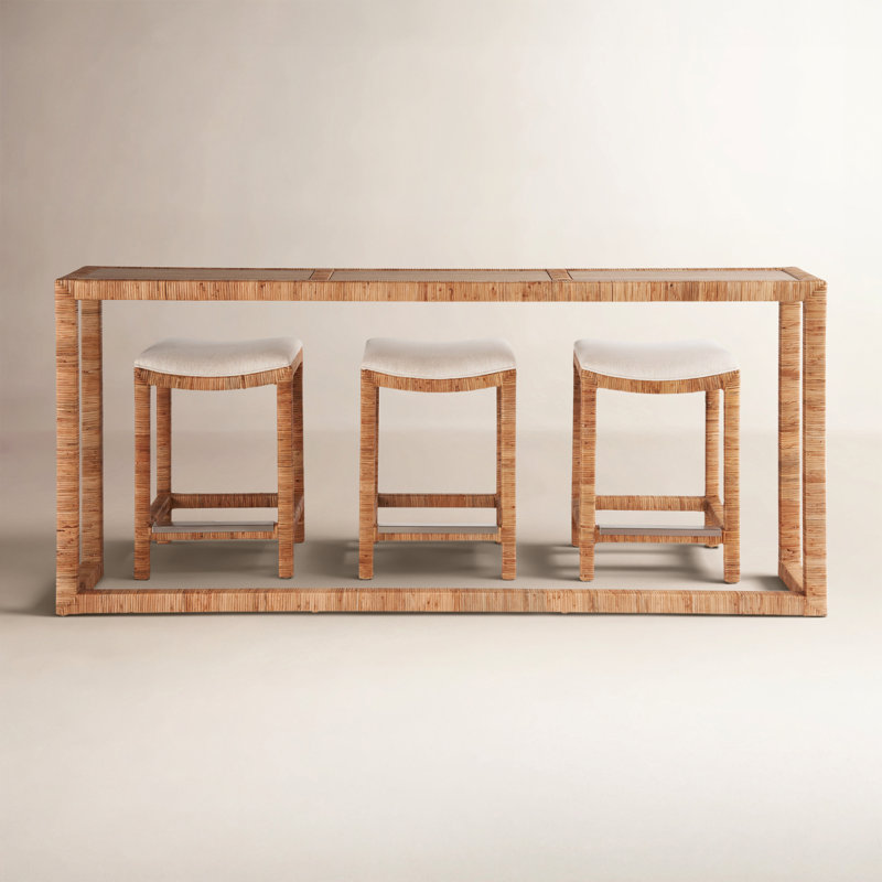 82" Console Table and Stool Set