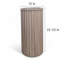 Pot à fleurs rond Strata Colonne LG - Brun cendré-1825722792-1825722838