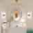 Glass Oval Mirror