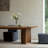 Plain solid wood dining table-1171438201