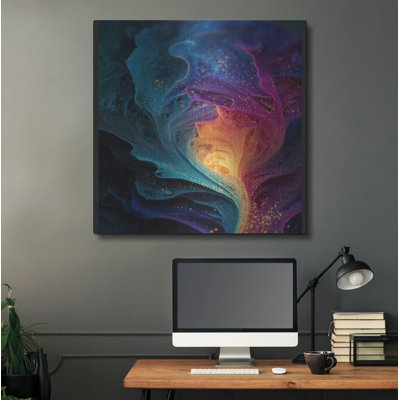  'Magestic Storm 2' by Ann Klee Metal Wall Art, 36" x 36"