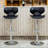 Adjustable Swivel Barstool With Chrome Base-2144307005
