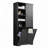 Bathroom Storage Cabinet with Doors and Drawers, Tilt-Out Laundry Hamper, Multiple Storage Space-1518493500