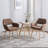 Philodendron 17.7'' H Upholstered Armchair-1896589828