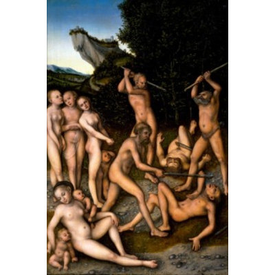 Les effets de la jalousie par Lucas Cranach l'Ancien 14721553, Paris, musée du Louvre 24 x 36