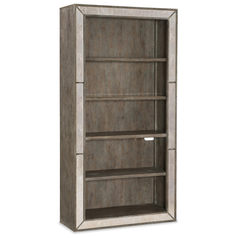 Traditional Adjustable White Oak Veneer 40'' Bookcase