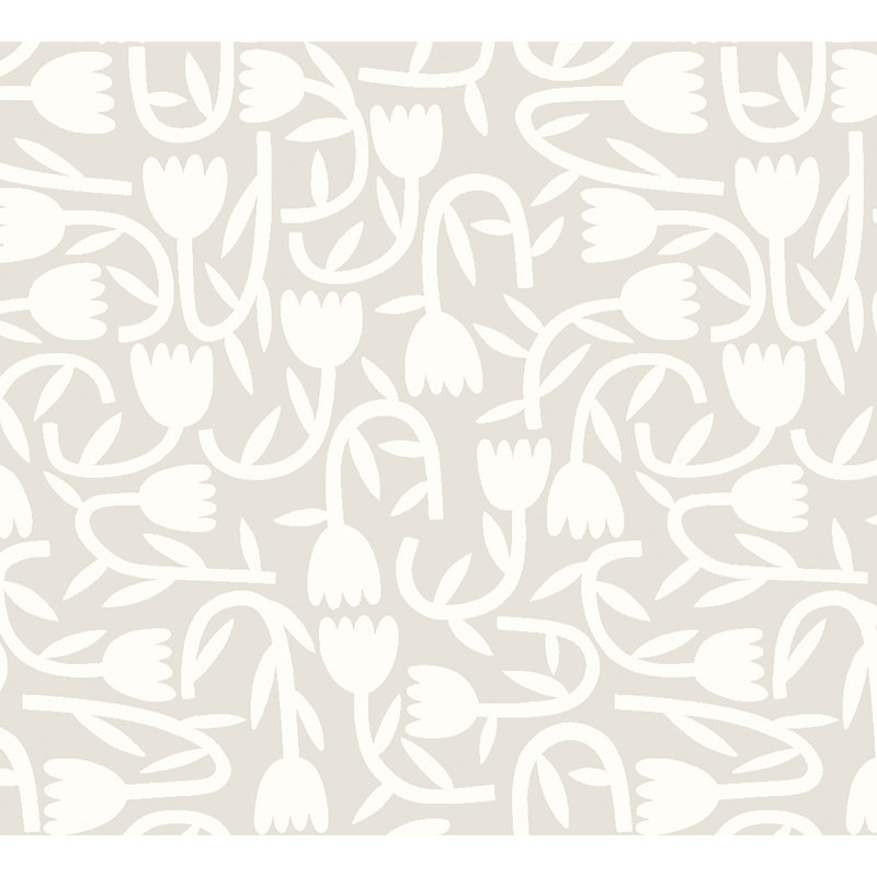 Chaydon Floral Roll, White
