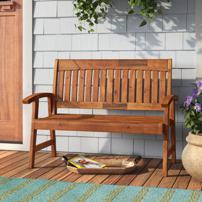 Gabbert Solid Wood Acacia Outdoor Bench