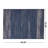 Navy Ivory Rectangle Polypropylene 5'3"x7' Rug