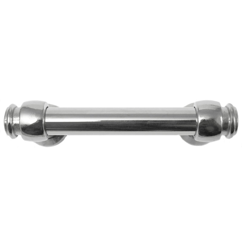 Polished Nickel 3" Modern Bar Cabinet Pull