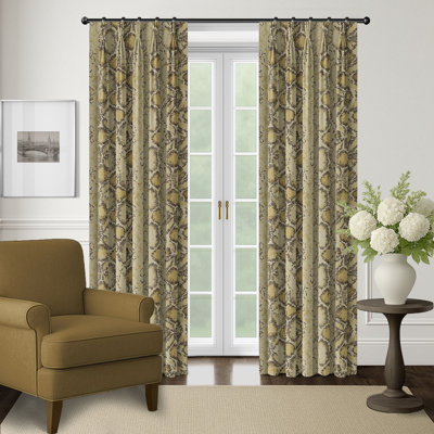 Aurelia Glow Pinch Pleat Drapery Panel Set of 2 - 40x120