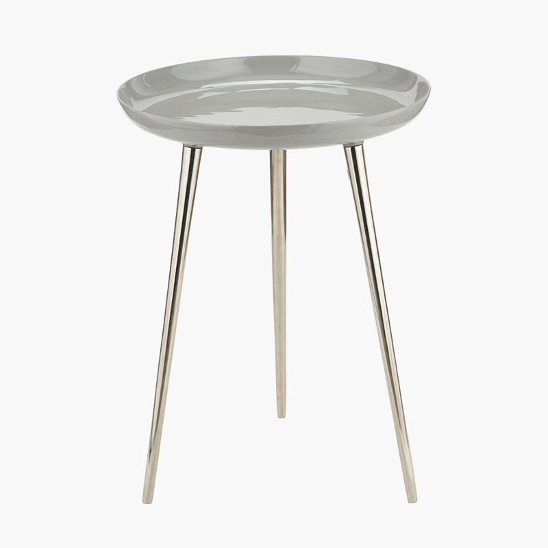 Seline End Table, Grey