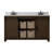 Braylen 60 " W Freestanding Standard 2 Double Vanity Bathroom Vanity With Vitreous China Top-1747801525