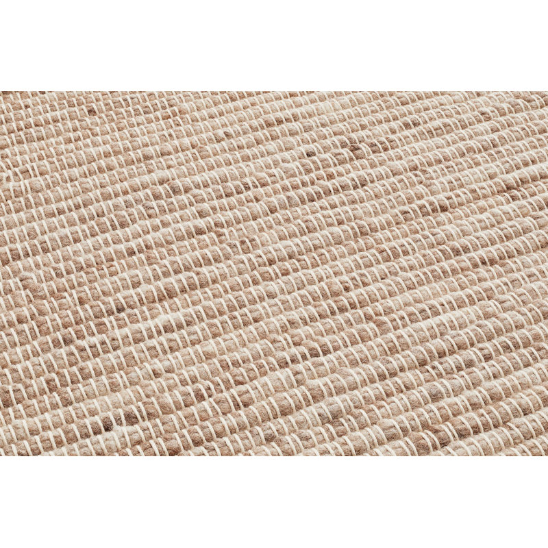 Ebsen Solid Colour Wool Hand Woven Area Rug, Rectangle 250 x 340cm