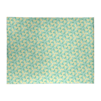 Chenille Geometric Indoor Rug
