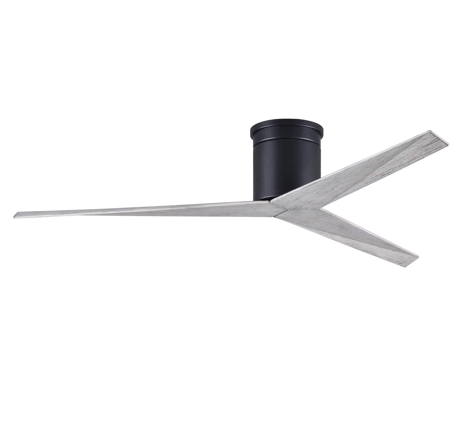 56'' 3 Blade Ceiling Fan, Barn Wood Tone, Matte Black