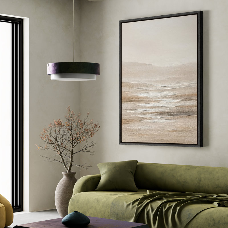 Art mural encadré sur toile, impressions murales abstraites rétro 24 "x 36", H 36 po x l 24 po, Noir