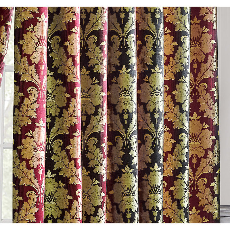 Kahle Semi Sheer Curtain Panel Pair, 116.8 W x 137.1 D cm